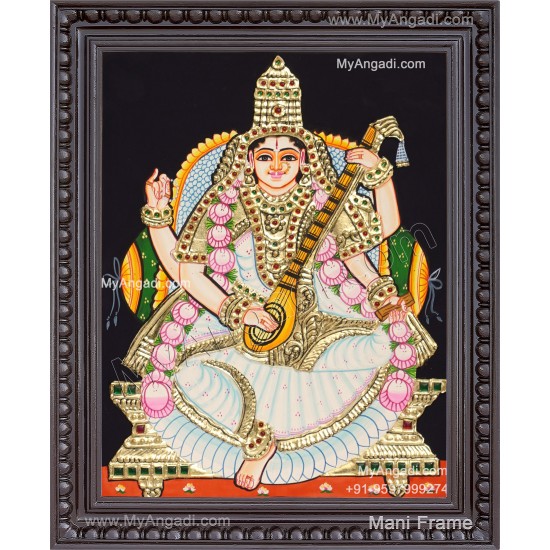 Saraswathi Tanjore Painting