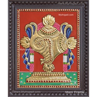 Sangu  Tanjore Painting