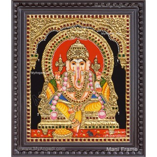 Ganesha Tanjore Painting