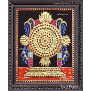  Chakram  Tanjore Painting