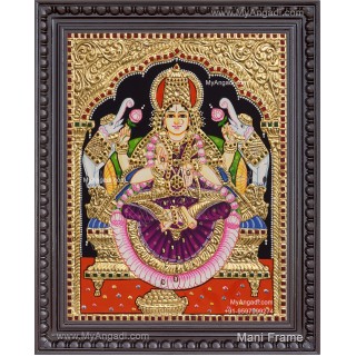 Gaja Lakshmi Tanjore Painting