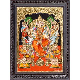 Raja Rajeshwari Tanjore Painting