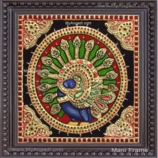 Peacock Tanjore Painting