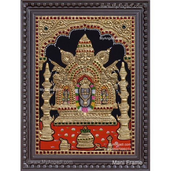 Manjunatha Swamy Tanjore Painting Manjunatha Swamy Tanjore Painting