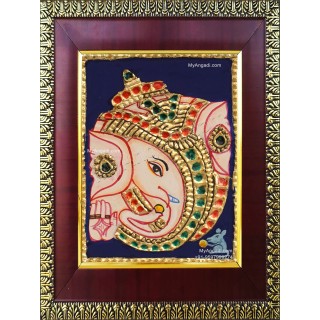 Ganesha Tanjore Painting