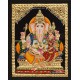 Ganesha Lakshmi  Tanjore Painting