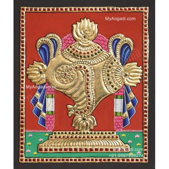 Sangu Tanjore Painting Sangu Tanjore Painting
