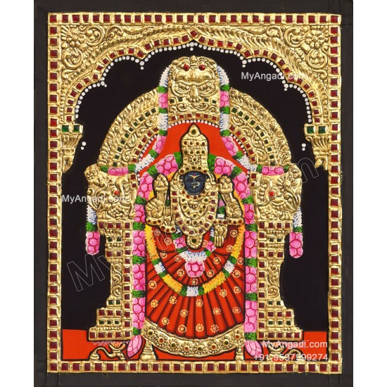 Padmavathi Thayar Tanjore Painting Padmavathi Thayar Tanjore Painting