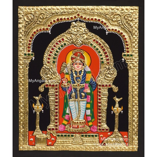 Raja Alangara Murugan Tanjore Painting Raja Alangara Murugan Tanjore Painting