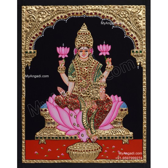 Mahalakshmi Tanjore Painting Mahalakshmi Tanjore Painting