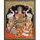 Ganesha Lakshmi Saraswathi Tanjore Painting
