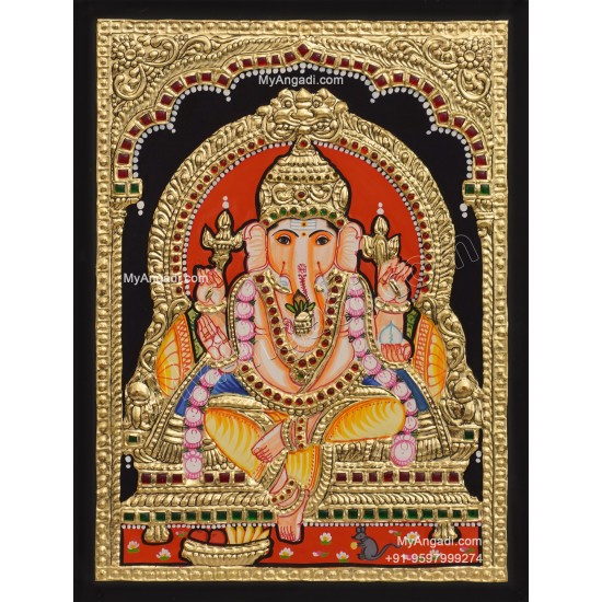 Ganesha Tanjore Painting Ganesha Tanjore Painting