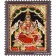 Gajalakshmi 3d Embossed Tanjore Painting