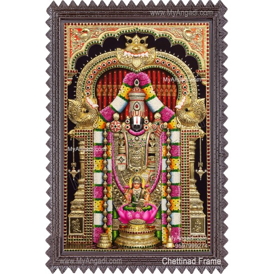 Balaji Lakshmi 3D Tanjore Painting