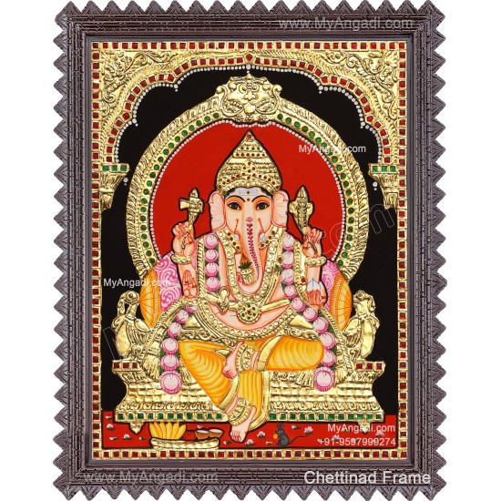 Ganapathi Tanjore Painting 