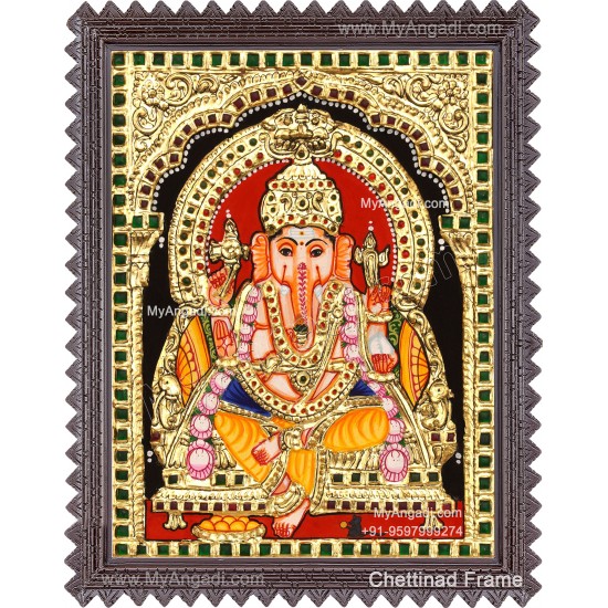 Ganesha  Tanjore Paintings