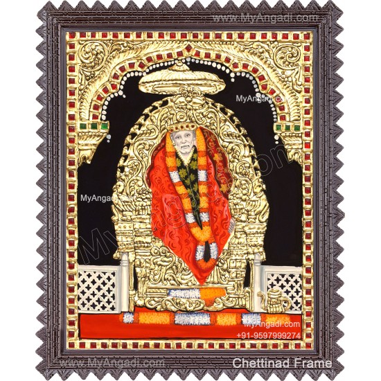 Saibaba Tanjore Painting