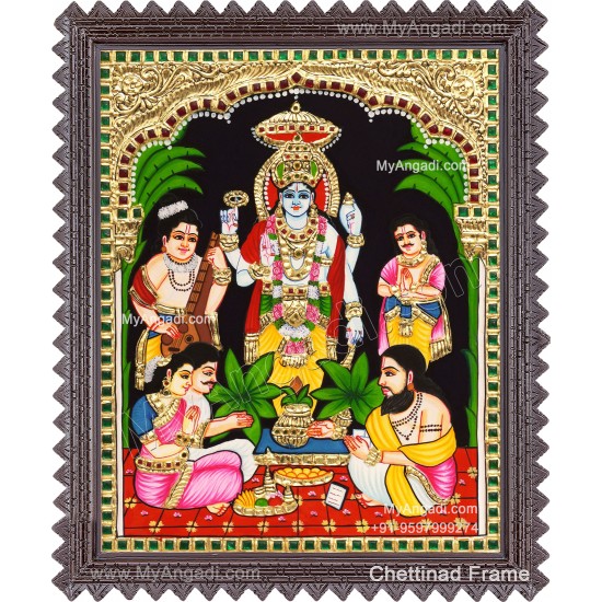 Sathya Narayana Tanjore Painting