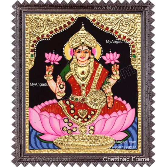 Maha Lakshmi Tanjore Painting
