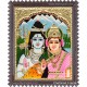 Shiva Parvathi Tanjore Painting