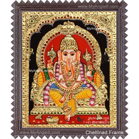 Ganesha Tanjore Painting