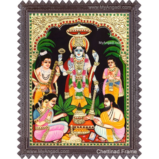 Sathya Narayana Tanjore Painting