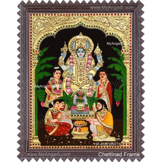 Sathya Narayanan Tanjore Painting