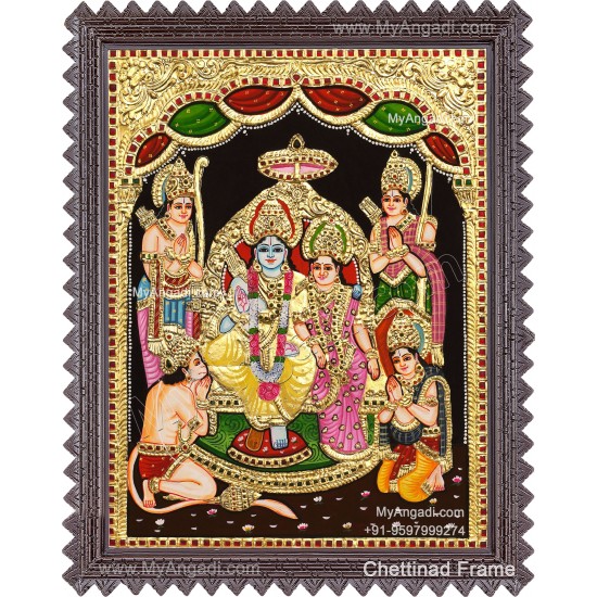 Ram Parivar Tanjore Painting