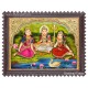 Durga Lakshmi Saraswathi Tanjore Painting