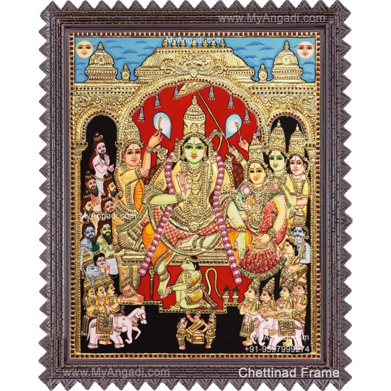 Ramar Pattabhisekam Tanjore Painting