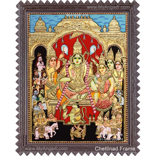 Ramar Pattabhisekam Tanjore Painting