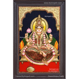 Mahalakshmi 3D Tanjore Painting