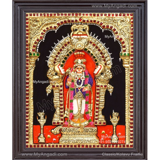 3D Murugar Tanjore Painting