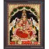 Gajalakshmi 3d Embossed Tanjore Painting