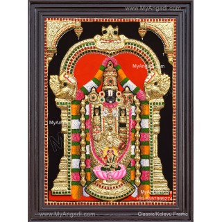 Balaji Lakshmi 3D Tanjore Painting