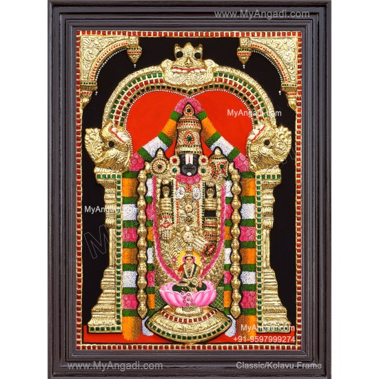 Balaji Lakshmi 3D Tanjore Painting