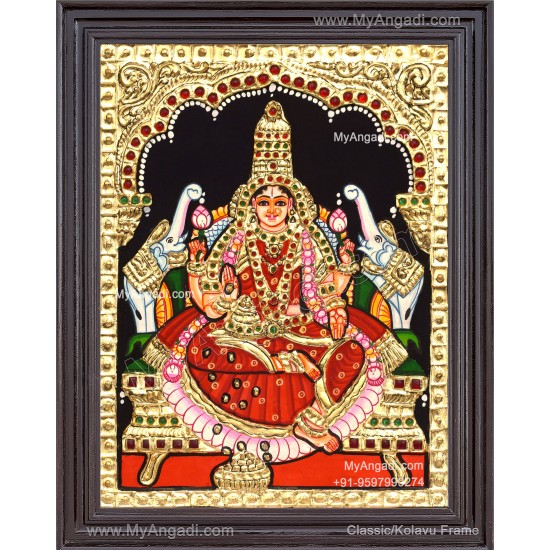 Gajalakshmi Tanjore Painting