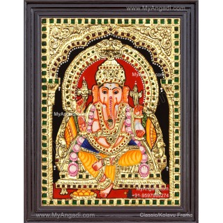 Ganesha  Tanjore Paintings