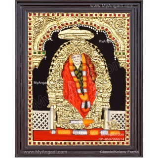 Saibaba Tanjore Painting