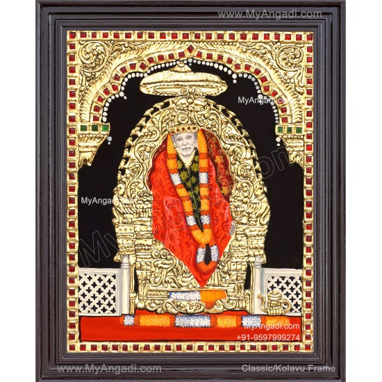 Saibaba Tanjore Painting
