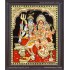 Shivan Family Tanjore Painting