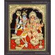 Shivan Family Tanjore Painting