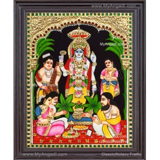 Sathya Narayana Tanjore Painting