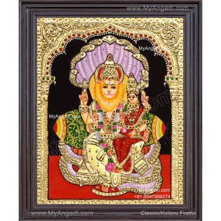 Lakshmi Narasimhar Tanjore Painting