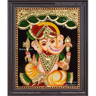 Ganesha Tanjore Painting