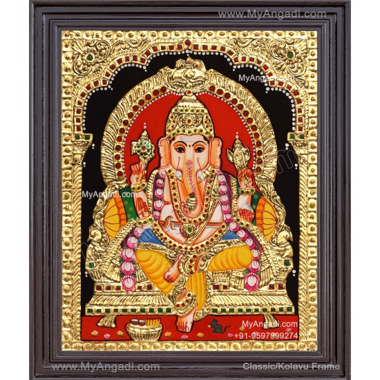 Ganesha Tanjore Painting
