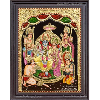 Ram Parivar Tanjore Painting
