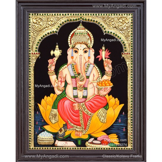 Ganesha Tanjore Painting