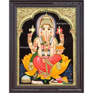 Pillaiyar Tanjore Painting