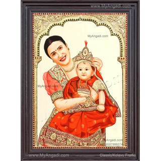 Customized Portrait Tanjore Painting